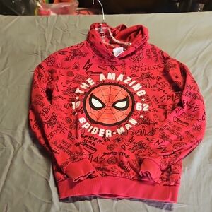 🌟3/$25🌟 Marvel Spider-Man Red Kids Hoodie Youth Kids Large 10-12